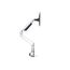 Multibrackets 7130 Flachbildschirm-Tischhalterung 124,5 cm (49") Tisch/Bank Silber, 2 image