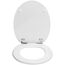 Diaqua 31170341 Toilettensitz Harter Toilettensitz Kunststoff Weiß, Farbe: Weiß, 2 image