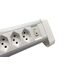 M. Schönenberger Alu Desktop USB-C Verlängerungskabel 2 m 4 AC-Ausgänge Drinnen Silber, Weiß, 6 image