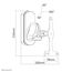 Neomounts NM-WS130BLACK Sonos Play1 und Play3 Lautsprecher Wandhalterung - volle Bewegung, Farbe: Schwarz, 2 image
