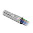 DeLOCK Kabelschutzschlauch mit Knopfverschluss hitzebeständig 2 m x 30 mm grau / schwarz, 2 image