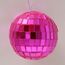 Boltze 2058853 Christbaumschmuck Kugel-Weihnachtsschmuck Glas, Kunststoff Pink 6 Stück(e), 2 image
