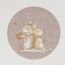 Boltze 2085057 Platzdeckchen Rund Beige, Grün 1 Stück(e)