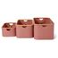 Lumaland 21077 Aufbewahrungsbox Rechteckig Bambus, Polyester Bambus, Rose, Farbe: Bambus, Rose, 5 image