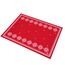 Duni 228901 Platzdeckchen Rechteck Rot, Weiß 100 Stück(e)