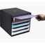 Exacompta 3094296D Schreibtischablage Kunststoff Schwarz, Blau, Koralle, Grün, Malve, 3 image