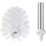 Diaqua Priscilla Toilettenbürstenhalter, Farbe: Farbe Kirsche, Transparent, Chrom, Weiß