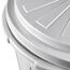keeeper 1021416000000 Mülleimer 50 l Rund Kunststoff Silber, 4 image