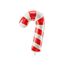 PartyDeco Folienballon Zuckerstange, 50x82cm, rot