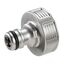 Gardena 18242-20 Anschlussteil für Wasserschlauch Hahnanschluss Metall Metallisch 1 Stück(e)
