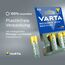 Varta Recharge Accu Recycled AA 2100 mAh 4er-Pack (vorbeladener NiMH-Akku, Mignon, 25 % recyceltes Material, wiederaufladbarer Akku, sofort einsatzbereit), 4 image