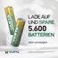 Varta Recharge Accu Recycled AA 2100 mAh 4er-Pack (vorbeladener NiMH-Akku, Mignon, 25 % recyceltes Material, wiederaufladbarer Akku, sofort einsatzbereit), 8 image