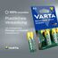 Varta RECHARGE ACCU Power. Vorgeladener AA Mignon NiMH Akku (4er Pack, 1350mAh) - Wiederaufladbar ohne Memory-Effekt - Ready to Use Technologie, 4 image