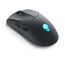 Alienware AW720M Maus Gaming Beidhändig RF Wireless + Bluetooth Optisch 26000 DPI, Farbe: Grau