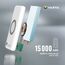 Varta 2 in 1 Power Bank und Wireless Charger, kabelloses Ladegerät, Powerbank 15000mAh, LED Ladestandanzeige, lädt bis zu 4 Geräte gleichzeitig, inkl. USB C Ladekabel, 10 image