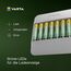 Varta Eco Charger Multi Recycled (für 8 AA- und AAA-NiMH-Akkus), 75 % recycelte Materialien, grau, USB Typ C, 11 image