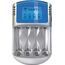 Varta Akku Ladegerät, inkl. 4X AA 2600mAh, Batterieladegerät für wiederaufladbare AA/AAA, LCD Charger, mit USB Kabel & 12V Adapter, 3 image