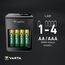 Varta Akku Ladegerät, inkl. 4X AA 2100mAh, Batterieladegerät für wiederaufladbare AA/AAA/9V und USB Geräte, LCD Plug Charger+, Einzelschachtladung, 9 image