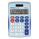 MAUL MJ 450 Taschenrechner Tasche Display-Rechner Blau, Farbe: Blau