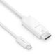 PureLink IS2200-030 Videokabel-Adapter 3 m USB Typ-C HDMI Weiß, Farbe: Weiß, Länge: 3 m