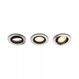 Philips Hue White ambience Einbauspot Milliskin (3er-Pack), Farbe: Aluminium