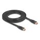 DeLOCK 81003 HDMI-Kabel 3 m HDMI Typ A (Standard) Schwarz, Farbe: Schwarz, Länge: 3 m