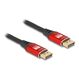 DeLOCK DisplayPort Kabel 8K 60 Hz 2 m rot Metall, Farbe: Schwarz, Rot, Länge: 2 m