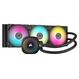 Corsair iCUE LINK TITAN RX RGB Prozessor All-in-One-Flüssigkeitskühler 12 cm Schwarz 1 Stück(e), Farbe: Schwarz
