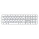 Apple Magic Tastatur Universal USB + Bluetooth QWERTY US Englisch Weiß, Farbe: Weiß