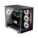 LC-Power LC-8001B-ON Computer-Gehäuse Midi Tower Schwarz, Farbe: Schwarz