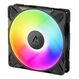 ARCTIC P14 Pro A-RGB 140 mm A-RGB PWM-Lüfter mit Kabelsplitter, Farbe: Schwarz