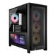 Corsair FRAME 4000D LCD RS ARGB Midi Tower Schwarz, Farbe: Schwarz