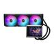 ASUS ROG RYUO IV 360 ARGB Prozessor All-in-One-Flüssigkeitskühler 12 cm Schwarz, Farbe: Schwarz