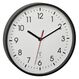 TFA-Dostmann 60.3550.01 Wand- /Tischuhr Analoge Uhr Rund Schwarz, Farbe: Schwarz