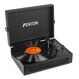 Fenton RP118B Audio-Plattenspieler mit Riemenantrieb Schwarz Manuell, Farbe: Schwarz