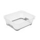 keeeper Jonas Aufbewahrungskorb Rechteckig Polypropylen (PP), Thermoplastisches Elastomer (TPE) Grau, Weiß, Farbe: Grau, Weiß