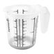 keeeper Massimo Messbecher 0,5 l Polypropylen (PP), Thermoplastisches Elastomer (TPE), Farbe: Schwarz, Transparent