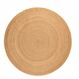 Hanse Home 106005-140 Teppich Drinnen Rund Jute Braun, Gold, Farbe: Braun, Gold