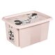 keeeper Karolina Aufbewahrungsbox Rechteckig Polypropylen (PP) Pink, Schwarz, Weiß, Farbe: Pink, Schwarz, Weiß