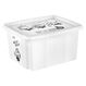 keeeper Karolina Aufbewahrungsbox Rechteckig Polypropylen (PP) Schwarz, Weiß, Farbe: Schwarz, Weiß