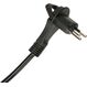 Max Hauri AG 165467 Stromkabel Schwarz 1 m T12 T13, Farbe: Schwarz, Länge: 1 m