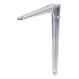STRUCT 168914 Regalhalterung Aluminium Grau 1 Stück(e), Farbe: Grau