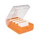 Biella 20879135U Karteikasten A7, Farbe: Orange