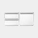Brabantia Tasty+ Rechteckig Kanister 6,5 l Hellgrau, Transparent 3 Stück(e), Farbe: Hellgrau, Transparent