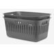 Brabantia Collect-It Wäschekorb 40 l Rechteckig Recycelbarer Kunststoff Schwarz, Farbe: Schwarz