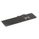 LMP 25079 Tastatur Universal USB QWERTZ Schweiz Grau, Farbe: Grau