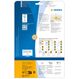 HERMA Neonetiketten A4 Ø 60 mm rund neon-gelb Papier matt 240 St., Farbe: Gelb