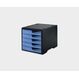 Styro swingbox Polystyrene Schwarz, Blau, Farbe: Schwarz, Blau