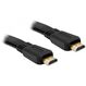 DeLOCK 82672 HDMI-Kabel 5 m HDMI Typ A (Standard) Schwarz, Farbe: Schwarz, Länge: 5 m