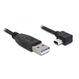 DeLOCK 82684 USB Kabel USB 2.0 5 m USB A Mini-USB B 0,48 Gbit/s Schwarz, Farbe: Schwarz, Länge: 5 m
